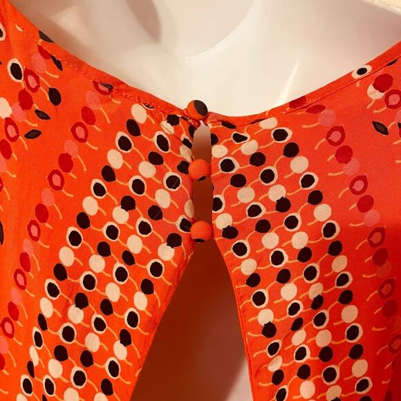 Free People Coryn Mini Dress - Red long sleeve - Picture 4 of 11